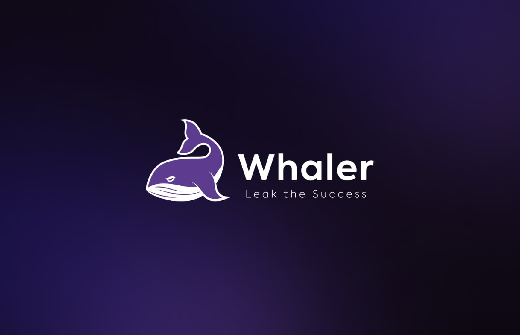 Whaler — Logo e identità visiva